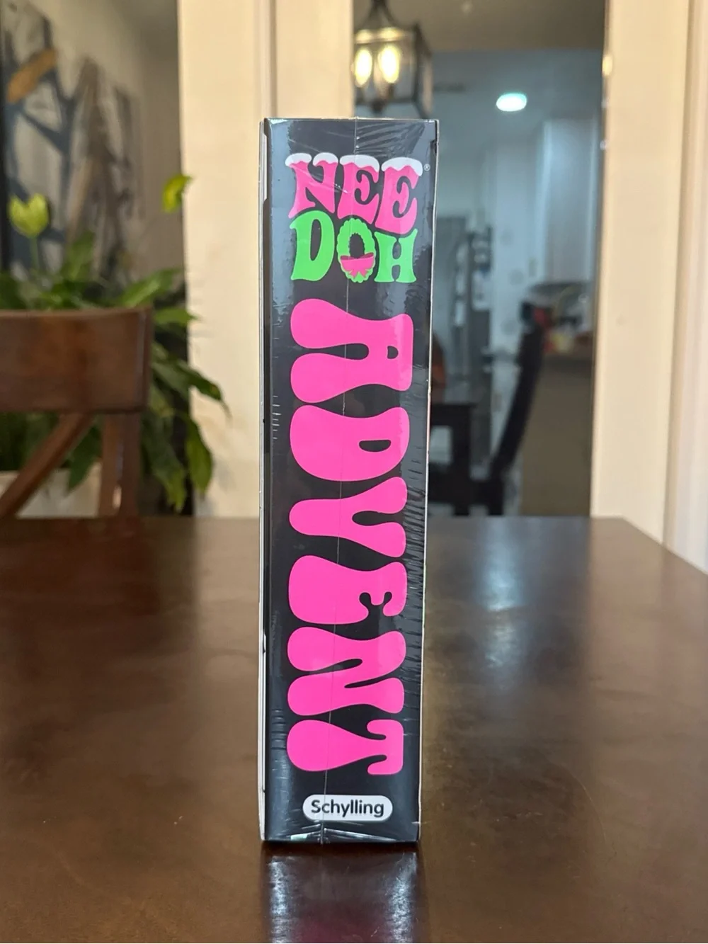 NeeDoh Christmas Advent Countdown calendar- Neon Pink & Green “Squishmas”
